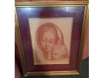 QUADRO CON CORNICE DI ANTIQUARIATO FIRMATO