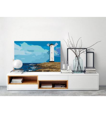 Quadro Fai Da Te 60x40 Cm. Mare N.8 ARREDALACASA Spedizione Gratis - Foto 2