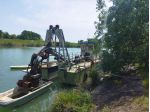 draga galleggiante semovente elettrica