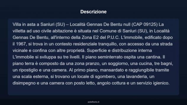 Immobile in asta di 134 m² con più di 5 locali in vendita a Sanluri - Foto 5