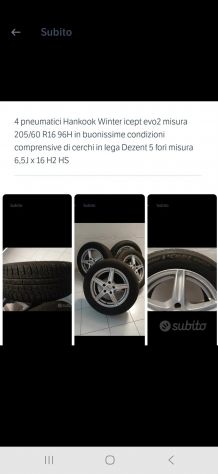 4 pneumatici invernali