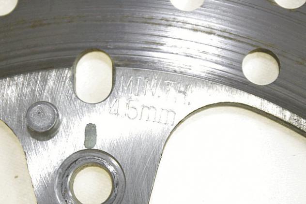 DISCO FRENO POSTERIORE DUCATI HYPERMOTARD 796 (2010) 492.4.076.1A REAR BRAKE DISC - Foto 3