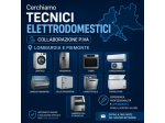 CERCHIAMO TECNICI ELETTRODOMESTICI – COLLABORAZIONE P.IVA