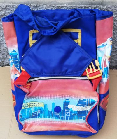 Zaino (cartella) scuola Superman + peluche omaggio - Foto 6