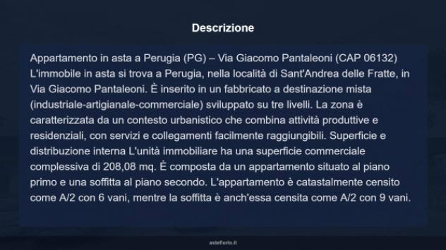 Immobile in asta di 208 m² con più di 5 locali in vendita a Perugia - Foto 10