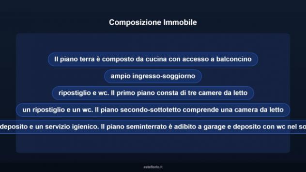 Immobile in asta di 275 m² con più di 5 locali e box auto in vendita a Polla - Foto 13