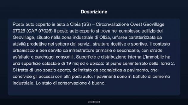 Immobile in asta di 19 m² in vendita a Olbia - Foto 4