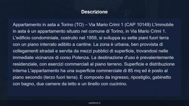 Immobile in asta di 85 m² in vendita a Torino - Foto 11