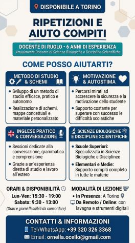 RIPETIZIONI E AIUTO COMPITI