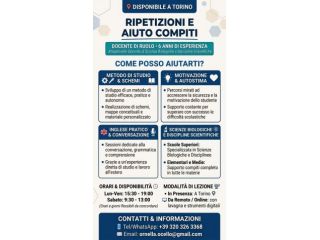 RIPETIZIONI E AIUTO COMPITI