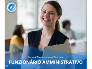 Corso online di preparazione al concorso per Funzionario Amministrativo