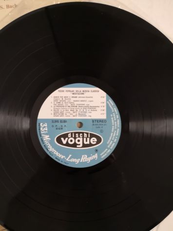 Disco Vinile Lp 33 giri "MEDITAZIONE - Tesori popolari della musica classica" - Foto 2