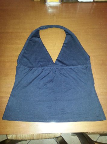 TOP NUOVO NERO ELEGANTE PER DISCOTECA,CAPODANNO,ESTATE,ORIGINALE MARCA"ATOMIC KI - Foto 4