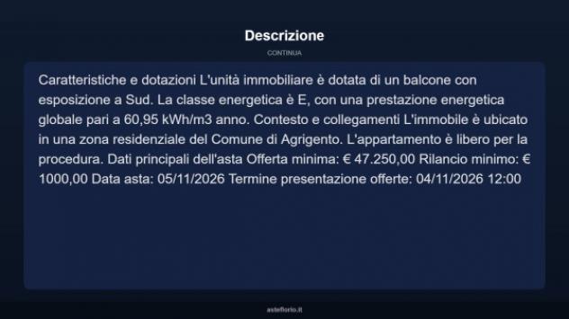 Immobile in asta di 69 m² con più di 5 locali in vendita a Agrigento - Foto 15
