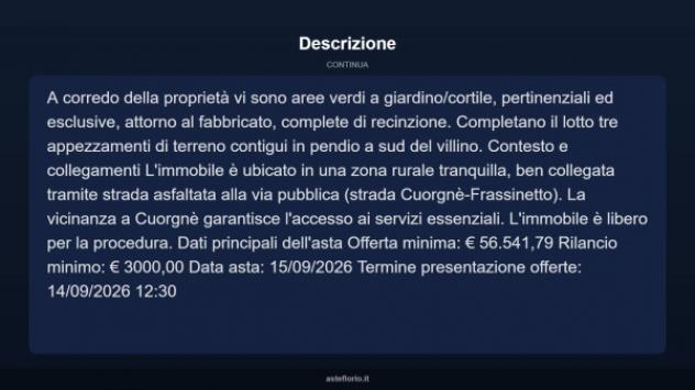 Immobile in asta di 180 m² con più di 5 locali e box auto in vendita a Cuorgnè - Foto 13