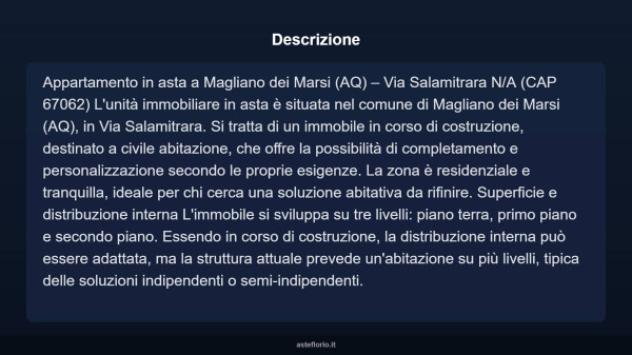 Immobile in asta di 150 m² in vendita a Magliano de' Marsi - Foto 10
