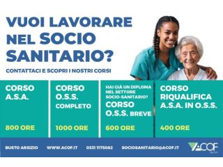 Corso di riqualifica da ASA in OSS (operatore socio sanitario)