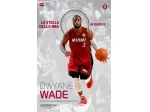 DWANE WADE  LE STELLE DELLA NBA AI RAGGI X SIXERS 2012 NUOVO