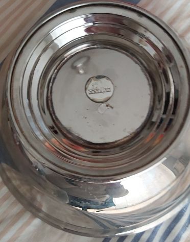vaso zuppiera argento Sheridan diam 20 h 10 cm peso 420 gr - Foto 2