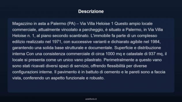 Immobile in asta di 1000 m² in vendita a Palermo - Foto 3