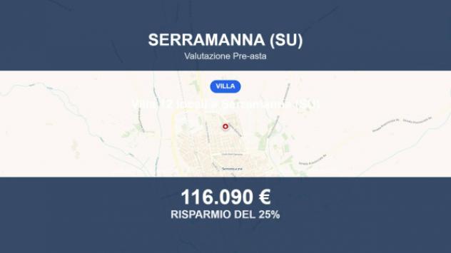Immobile in asta di 245 m² con più di 5 locali in vendita a Serramanna