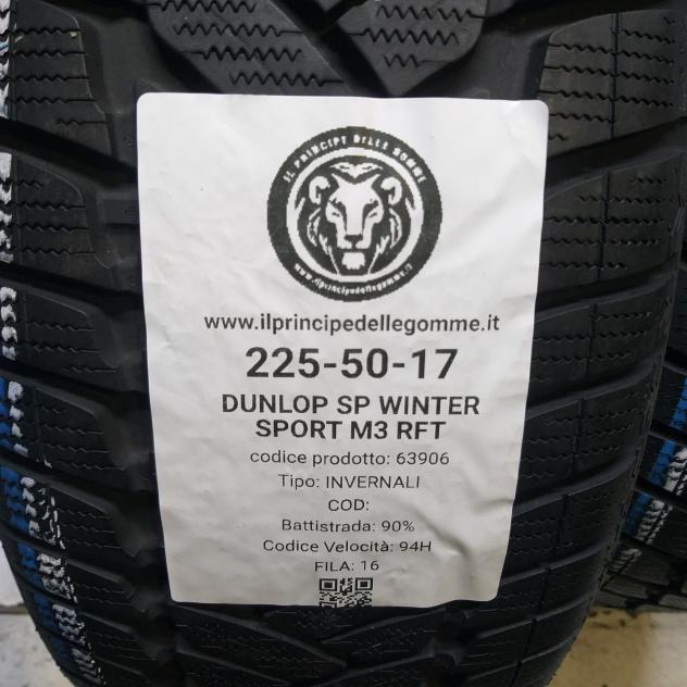 2 GOMME 225 50 17 DUNLOP A63906 - Foto 2