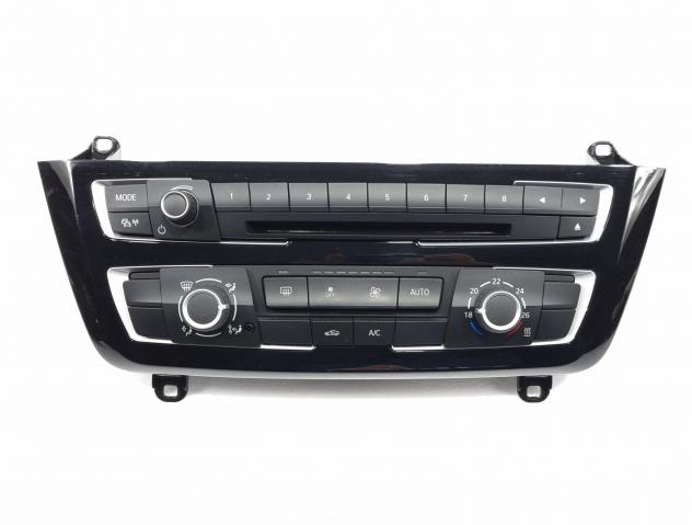 CONSOLE CENTRALE CON COMANDI CLIMA E RADIO BMW Serie 3 F31 Touring 64119384046 B47 D20 A Diesel 2000 (11)