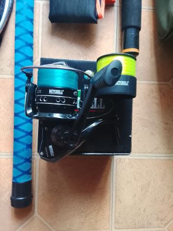 Attrezzatura da pesca Completa Storione Carpe Mare Surfcasting Canne Mulinelli - Foto 3