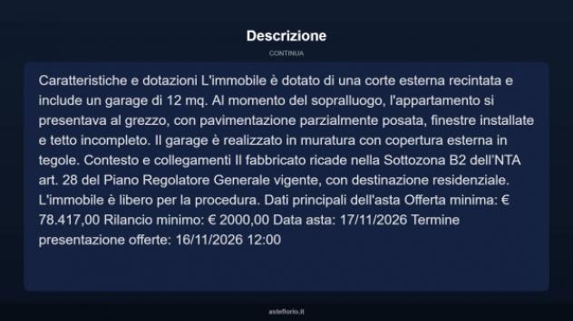 Immobile in asta di 217 m² con più di 5 locali e box auto in vendita a Vicoli - Foto 11