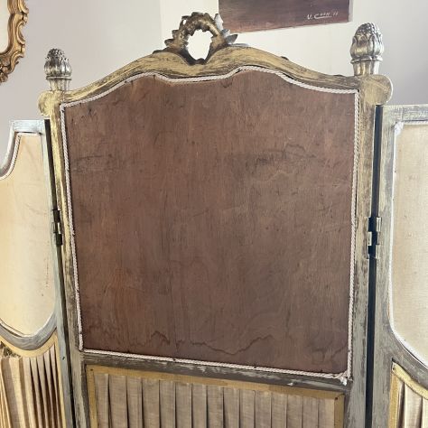 ANTICO PARAVENTO INIZIO 900 IN PASTIGLIA E ORO - Foto 9