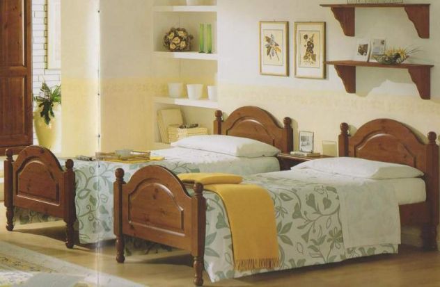 Arredi B&B Agriturismo: Letti Legno Massello Prezzo Fabbrica - Foto 2