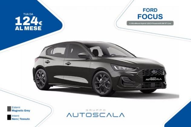 FORD Focus 1.0 EcoBoost Hybrid 125CV Powershift SW ST-Line De rif. 23909677
