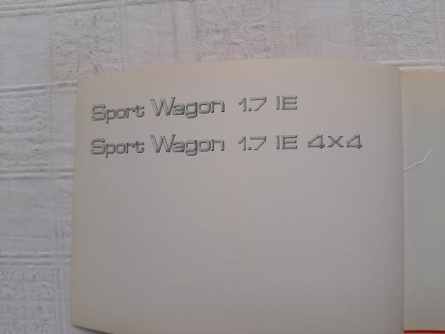 ALFA ROMEO SPORT WAGON 1.7 IE USO E MANUTENZIONE ORIGINALE - Foto 5