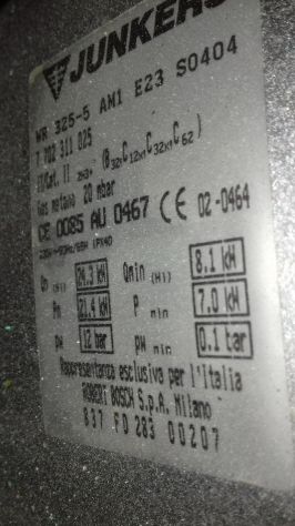 ESTRATTORE VENTILATORE FUMI SCALDABAGNO JUNKERS - Foto 3