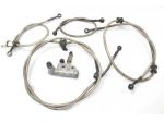 SET COMPLETO TUBI FRENO SYM JOYMAX 300 EVO 2008 - 2013 43311-L3A-000 43312- …