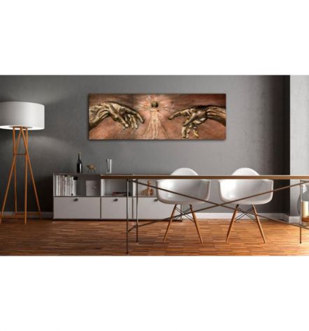 Quadro La Creazione Di Adamo Cm. 120x40 E 135x45 ARREDALACASA - Foto 2