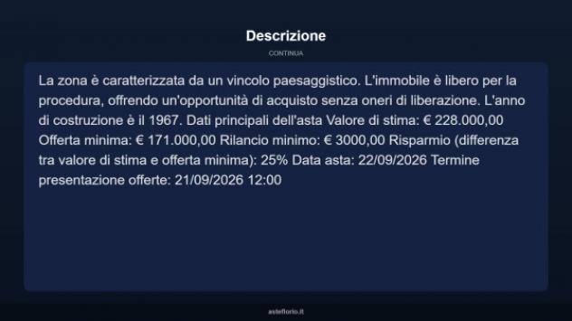 Immobile in asta di 312 m² con più di 5 locali e box auto in vendita a Lizzano - Foto 13