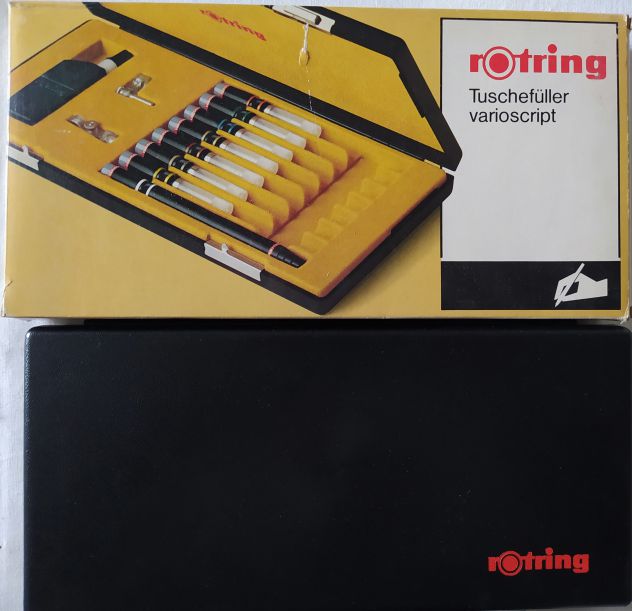 Rapidograph-Rotring-Tuschefuller Varioscript - anni '70 - Foto 2