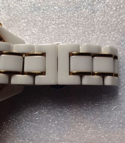 bracciale in ceramica bianco per orologio - Foto 2