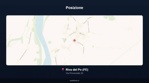 Immobile in asta di 162 m² con più di 5 locali in vendita a Riva del Po - Foto 8