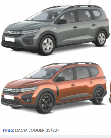MUSATA COMPLETA FRONTALE MUSO DACIA JOGGER 2022