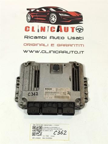 CENTRALINA MOTORE CITROEN C4 Picasso Mk1 0281012981 9663476380 DV6TED4 diesel 1560 (0613)