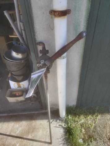 pompa manuale vintage - Foto 3