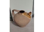 Antica Brocca Fiasca in Terracotta e Ceramiche smaltata