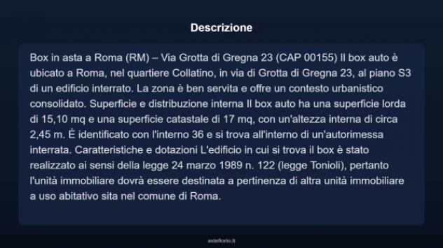 Immobile in asta di 15 m² in vendita a Roma - Foto 4