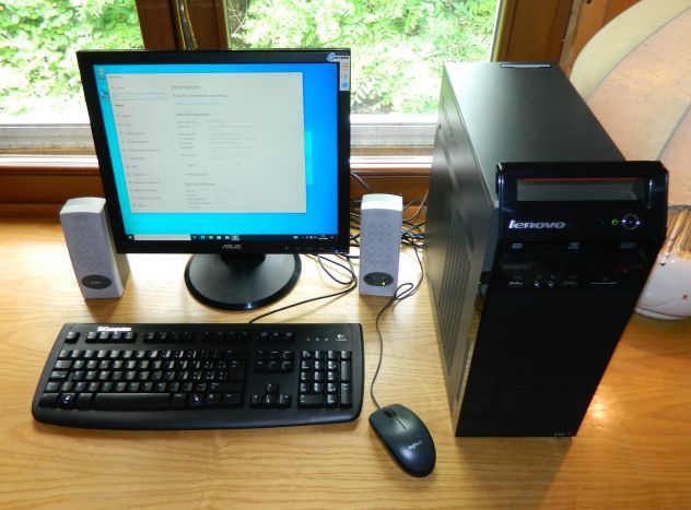 PC Lenovo Core i3 3.30GHz, RAM 6 GB, HD 760 GB, Windows 10 Pro, monitor 17" - Foto 3