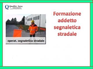 Corso Addetti segnaletica stradale (SICUREZZA SUL LAVORO)