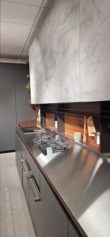 Cucina AR-TRE Fly Evo angolare top inox - Foto 4