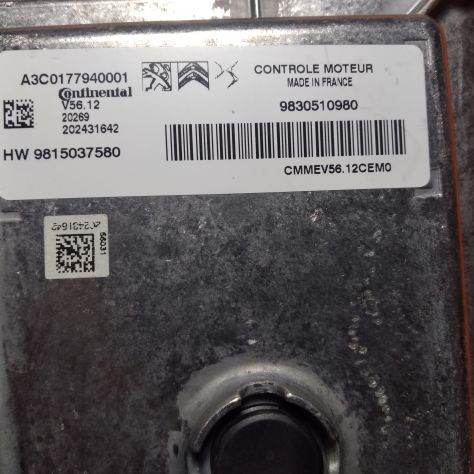 CENTRALINA MOTORE CONTINENTAL A2C1892110101 V56.12 9815037580 9829598880 - Foto 4