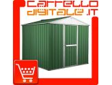 Box in Acciaio Zincato Casetta da Giardino in Lamiera 2.75 x 1.75 m x h2.12 &hellip;